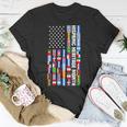 National Hispanic Heritage Month Spanish Countries Usa Flag T-Shirt Funny Gifts