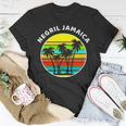 Negril Jamaica Palm Trees Silhouette Sunset Jamaica T-Shirt Unique Gifts