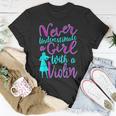 Never Underestimate A Girl With A Violin Cool Gift Unisex T-Shirt Funny Gifts