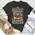 Never Underestimate The Power Of A Grandpa And Veteran Unisex T-Shirt Funny Gifts