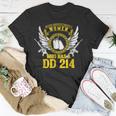 Never Underestimate Women Who Has A Dd214 Veteran Unisex T-Shirt Funny Gifts