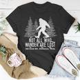 Not All Who Wander Mt Mount St Helens Wa Bigfoot Souvenir T-Shirt Unique Gifts