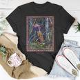 Occult Baba Yaga Russia Horror Gothic Grunge Satan Vintage Russia T-Shirt Unique Gifts