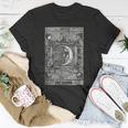Occult The Moon Tarot Card Vintage Esoteric Horror Tarot T-Shirt Unique Gifts