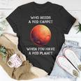 Occupy Mars Space Explorer Astronomy Red Planet Funny Unisex T-Shirt Unique Gifts