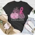 In October We Wear Pink Pumpkin Breast Cancer Awareness T-Shirt Funny Gifts