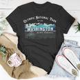 Olympic National Park Washington Hiking Camping Whales T-Shirt Unique Gifts
