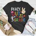Peace Out 3Rd Grade Last Day Of School 3Rd Grade Unisex T-Shirt Unique Gifts