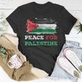 Peace For Palestine Palestine Flag T-Shirt Unique Gifts