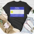 Pickleball Addicts Anonymous Name Tag Unisex T-Shirt Unique Gifts