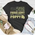 Proud Army Poppy Military Pride Unisex T-Shirt Unique Gifts