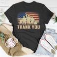 Proud Thank You American Us Flag Military Veteran Day Gift Unisex T-Shirt Unique Gifts
