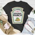Ranch Sauce Green Salad Dressing Halloween Costume Matching T-Shirt Unique Gifts
