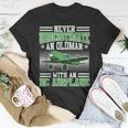 Rc Pilot Never Underestimate A Man With Rc Plane Grandpa T-Shirt Unique Gifts