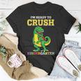 Ready To Crush Kindergarten 2036 Dinosaur Back To School Boy T-Shirt Unique Gifts