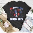 Red White & Blue Cousin Crew Fireworks Usa Flag 4Th Of July Unisex T-Shirt Funny Gifts