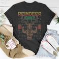 Reindeer Gainz Brodolf Ugly Christmas Sweater Gym Workout T-Shirt Unique Gifts