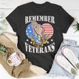 Rememner Our Veterans Us Flag For Veteran Day Unisex T-Shirt Unique Gifts
