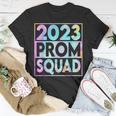 Retro 2023 Prom Squad 2022 Graduate Prom Class Of 2023 Gift Unisex T-Shirt Unique Gifts