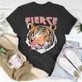 Retro Fierce Tiger Lover Lightning T-Shirt Unique Gifts