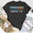 Retro Sunset Stripes Amite Louisiana T-Shirt Unique Gifts