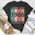 Since July 1966 Ltd Edition Happy 55 Years Of Being Awesome Unisex T-Shirt Unique Gifts