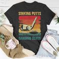 Sinking Putts Banging-Sluts Golf Player Coach Vintage Sport Unisex T-Shirt Unique Gifts