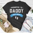 Soon To Be Dad Est 2024 Fathers Day New Dad Vintage Gift Unisex T-Shirt Funny Gifts