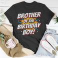 Superhero Party Comics Birthday Brother Of Birthday Boy Funny Gifts For Brothers Unisex T-Shirt Unique Gifts