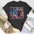 Never Surrender The Usa Grunge Vote Trump 2024 T-Shirt Unique Gifts