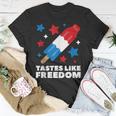 Tastes Like Freedom Icecream Ice Pop 4Th Of July T-Shirt Unique Gifts
