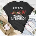 I Teach Masked Superheroes Pumpkin Animals Lovers Pumpkin T-Shirt Unique Gifts
