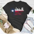 Texas State Flag Austin Skyline Austin Texas Skyline T-Shirt Unique Gifts