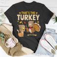 Thanksgiving Fake Cat Turkey Cat Owner Holiday T-Shirt Unique Gifts