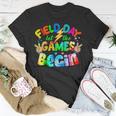 Tie Dye Funny Let The Games Begin Retro Field Day 2023 Unisex T-Shirt Unique Gifts