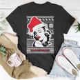 Ugly Christmas Sweater Style Merry Kissmas T-Shirt Unique Gifts