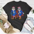 Uncle Sam Griddy Dance Funny 4Th Of July American Us Flag Unisex T-Shirt Unique Gifts