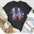 Uncle Sam Griddy Dance Funny 4Th Of July Usa Flag Fireworks Unisex T-Shirt Unique Gifts