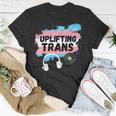 Uplifting Trance With Trans Flag T-Shirt Unique Gifts