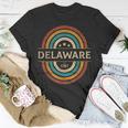 Vintage Delaware Home State Stars De Pride 70S Style Unisex T-Shirt Unique Gifts