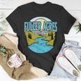 Vintage Fuller Acres California River Valley Souvenir Print T-Shirt Unique Gifts
