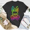 Vintage Horror Bunny Rabbit Face Tie Dye Happy Easter Day Rabbit T-Shirt Unique Gifts