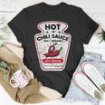 Vintage Spicy Chili Hot Sauce Costume Funny Halloween Gifts Halloween Funny Gifts Unisex T-Shirt Unique Gifts Vintage Spicy Chili Hot Sauce Costume Funny Halloween Gifts Halloween Funny Gifts Unisex T-Shirt Unique Gifts