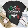Viva Mexico Cabrones Independence Day Mexican Flag Mexico T-Shirt Funny Gifts