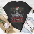 All I Want For Christmas Is A New President Ugly Sweater T-Shirt Unique Gifts