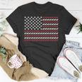 Wire Fox Terrier Dog American Flag Patriotic 4Th Of July Unisex T-Shirt Unique Gifts