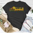 Zion National Park Sunny Mountain Treeline T-Shirt Unique Gifts