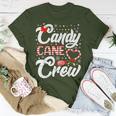 Christmas Candy Lover Xmas Candy Cane Crew T-Shirt Unique Gifts