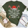 Due To Inflation This Is My Ugly Sweater For Christmas T-Shirt Unique Gifts
