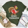 Merry Thanksmas Happy Thanksgiving Merry Christmas T-Shirt Unique Gifts Merry Thanksmas Happy Thanksgiving Merry Christmas T-Shirt Unique Gifts
